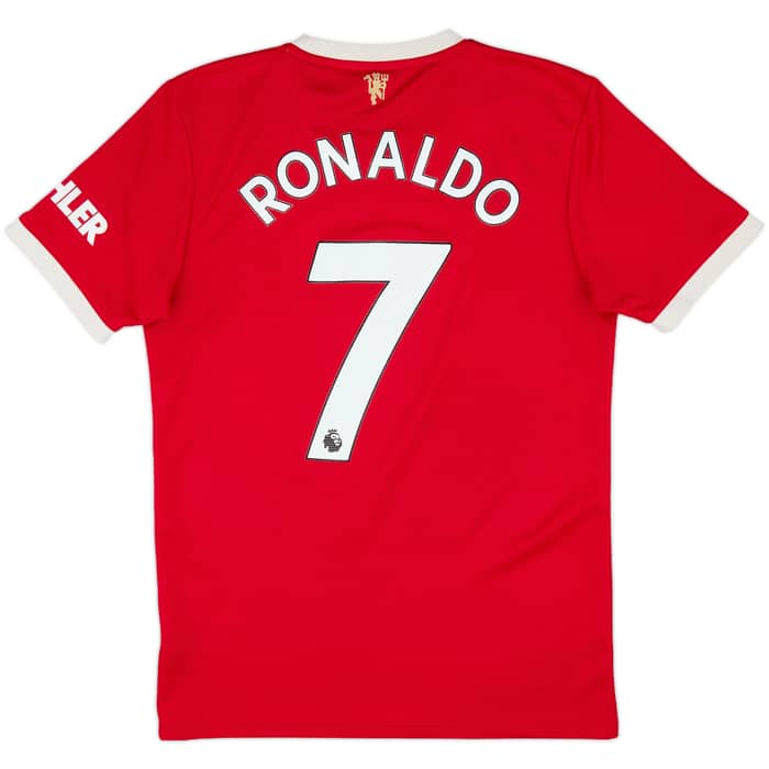 2021-22 Manchester United Home Shirt Ronaldo #7 - 7/10 - (S)
