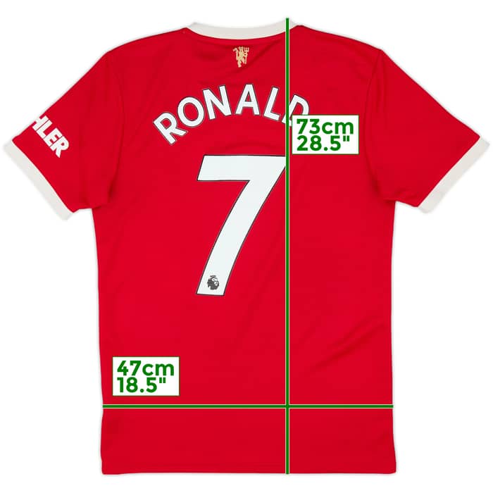 2021-22 Manchester United Home Shirt Ronaldo #7 - 7/10 - (S)