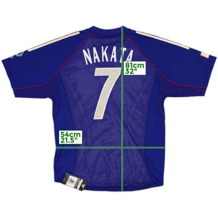 2002-04 Japan Player Issue Home Shirt Nakata #7 (XL)