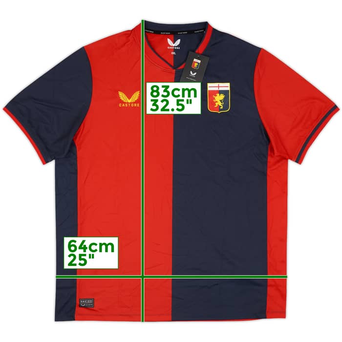 2022-23 Genoa Home Shirt (XXL)