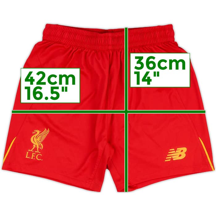 2016-17 Liverpool Home Shorts - 9/10 - (L.Boys)
