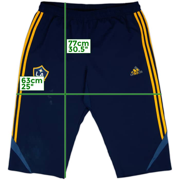2008-09 LA Galaxy adidas Training 3/4 Shorts - 4/10 - (L)