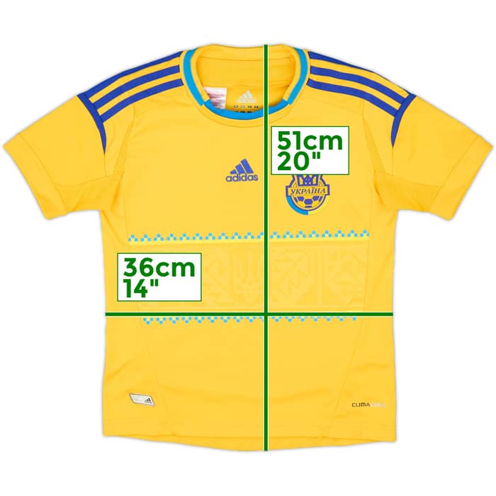 2011-13 Ukraine Home Shirt - 8/10 - (7-8 Years)