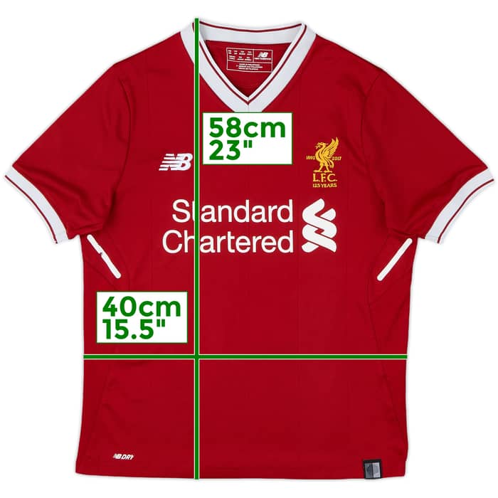 2017-18 Liverpool 125 Years Home Shirt - 6/10 - (M.Boys)