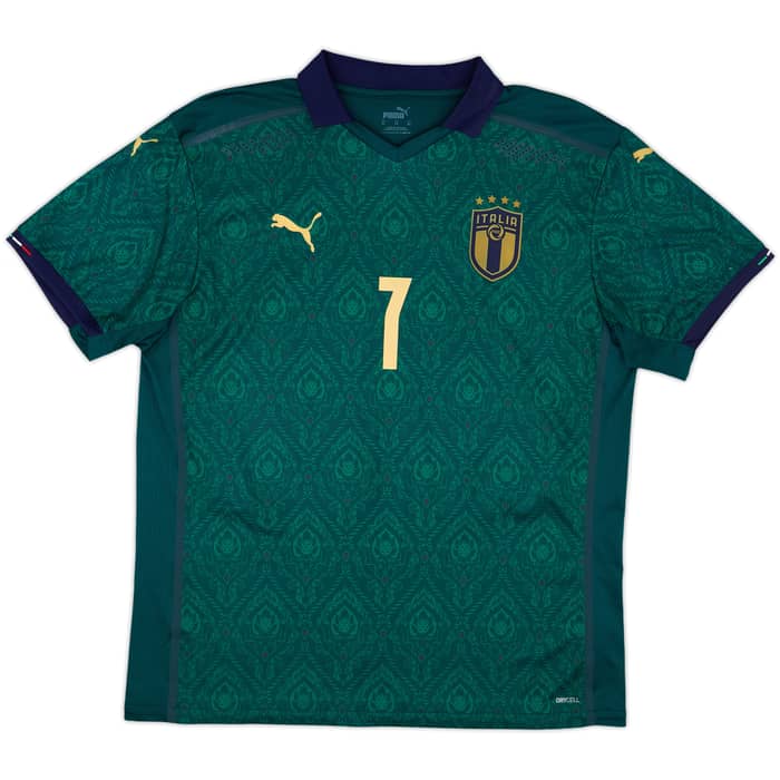 2019-20 Italy Authentic Third Shirt Spinazzola #7 - 10/10 - (XXL)