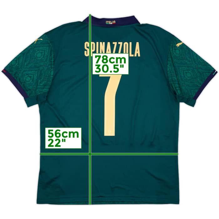 2019-20 Italy Authentic Third Shirt Spinazzola #7 - 10/10 - (XXL)