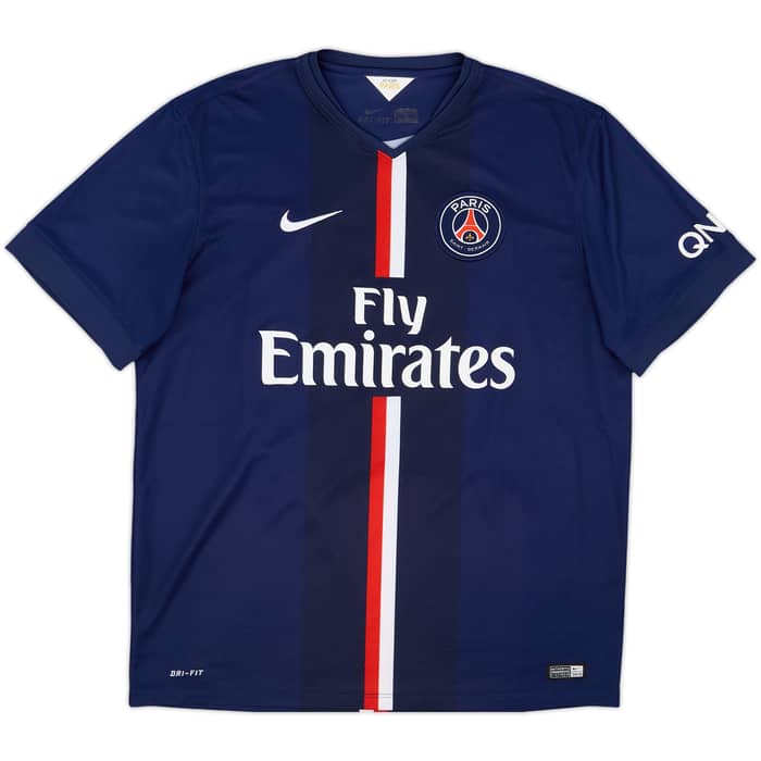 2014-15 Paris Saint-Germain Home Shirt Ibrahimovic #10 - 8/10 - (XL)