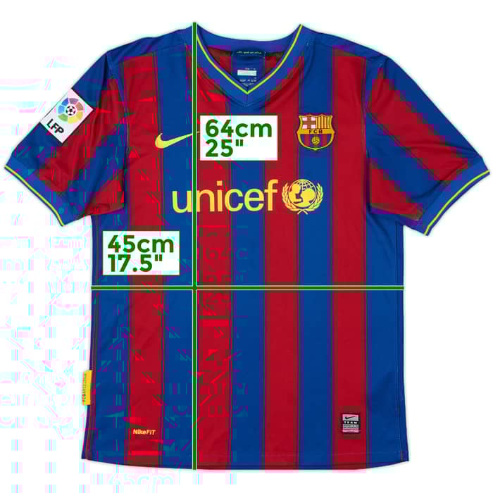 2009-10 Barcelona Home Shirt - 8/10 - (L.Boys)
