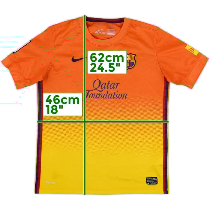 2012-13 Barcelona Away Shirt - 9/10 - (L.Boys)