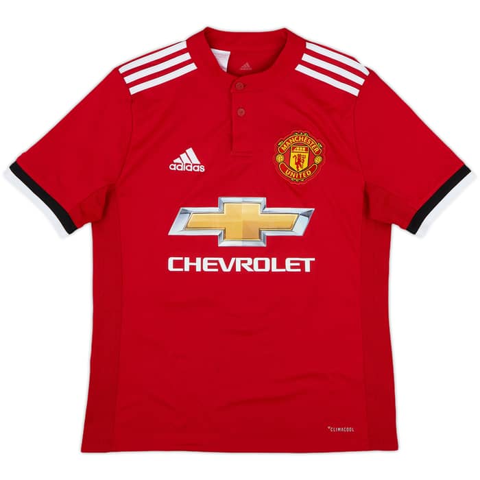 2017-18 Manchester United Home Shirt Matic #31 - 5/10 - (L.Boys)