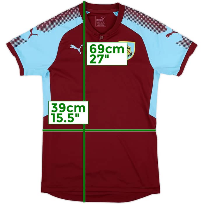 2017-18 Burnley Home Shirt - 9/10 - (L.Boys)
