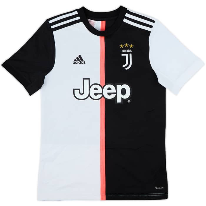 2019-20 Juventus Home Shirt Ronaldo #7 - 6/10 - (M.Boys)
