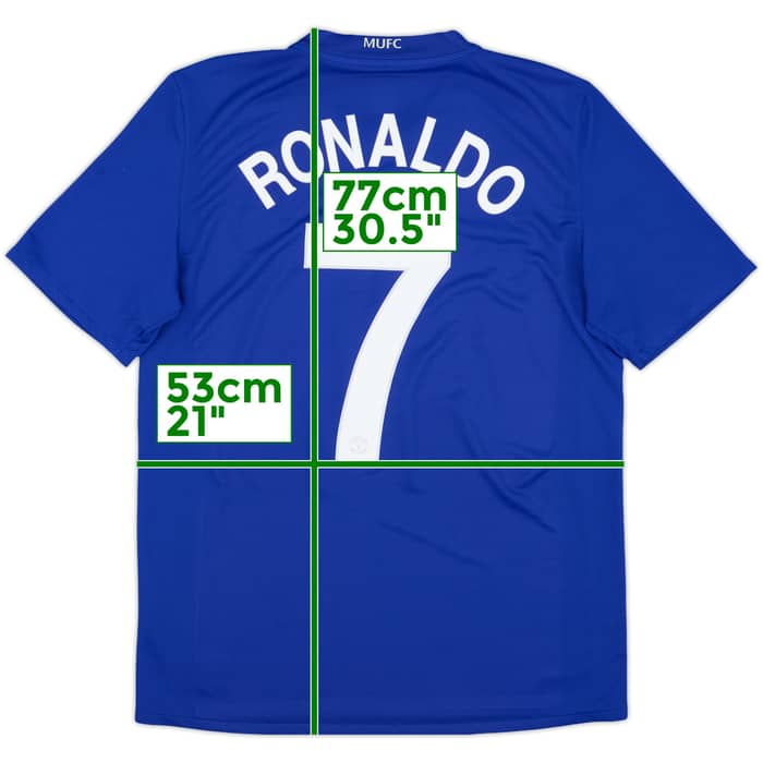 2008-09 Manchester United Third Shirt Ronaldo #7 - 8/10 - (M)