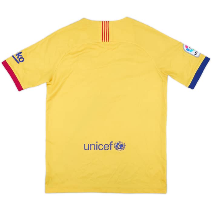 2019-20 Barcelona Away Shirt - 8/10 - (XL.Boys)