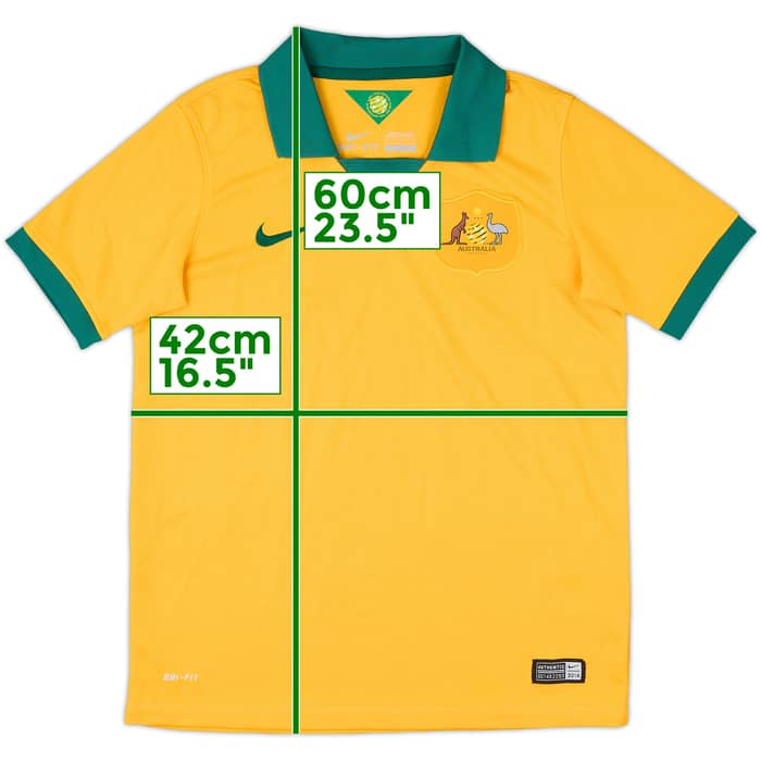 2014-15 Australia Home Shirt - 9/10 - (M.Boys)