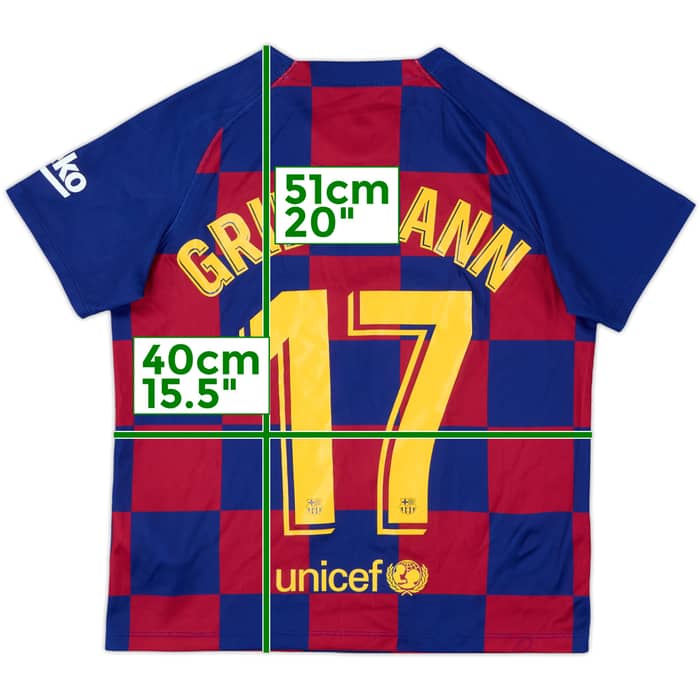 2019-20 Barcelona Home Shirt Griezmann #7 - 9/10 - (7-8 Years)