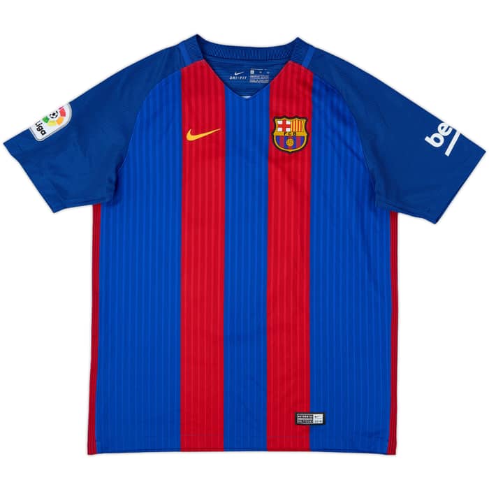 2016-17 Barcelona Home Shirt Messi #10 - 8/10 - (XL.Boys)