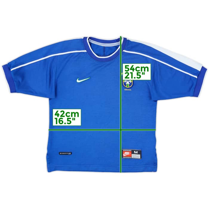 1998-00 Brazil Away Shirt - 8/10 - (M.Boys)