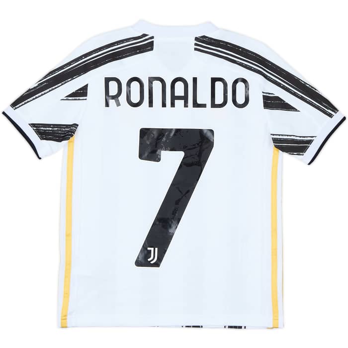 2020-21 Juventus Home Shirt Ronaldo #7 - 9/10 - (S.Boys)
