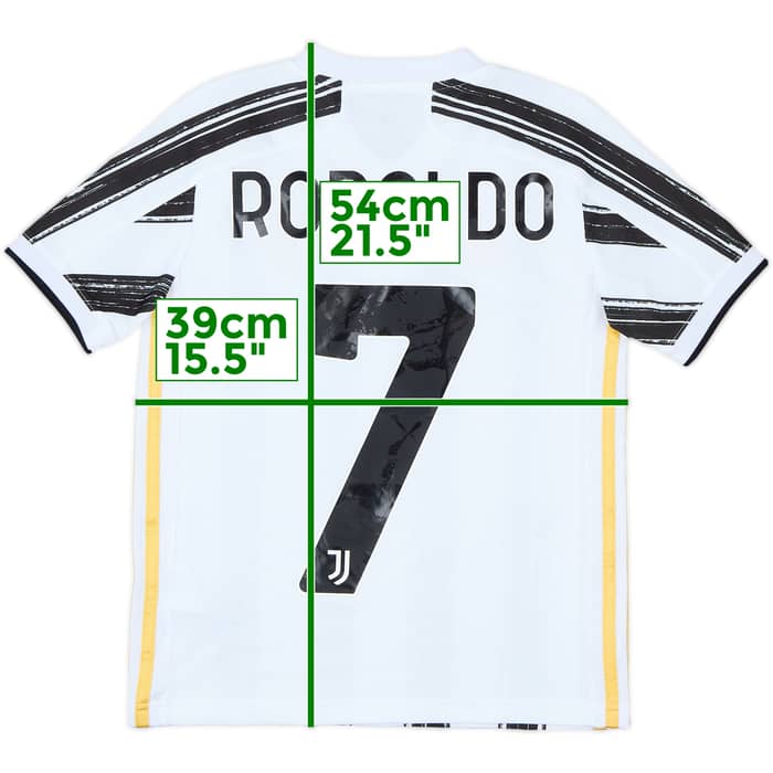 2020-21 Juventus Home Shirt Ronaldo #7 - 9/10 - (S.Boys)