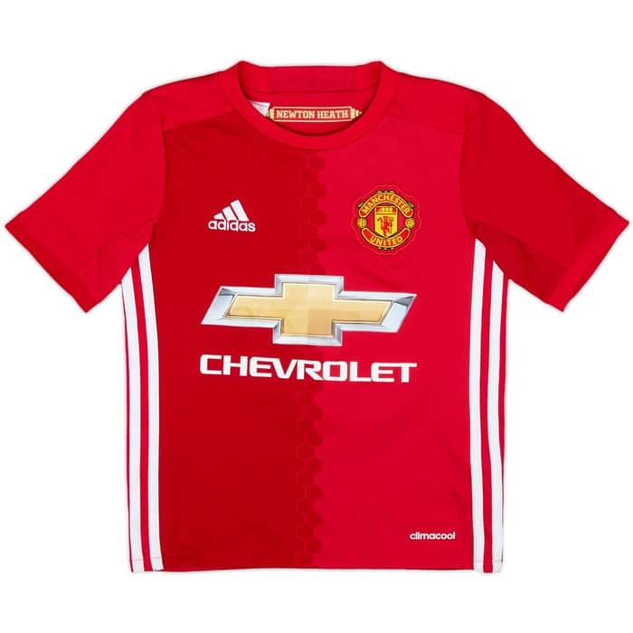 2016-17 Manchester United Home Shirt Rashford #19 - 7/10 - (7-8 Years)