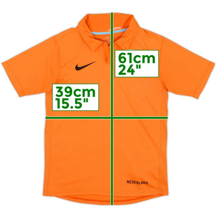 2006-08 Netherlands Home Shirt - 7/10 - (S.Boys)