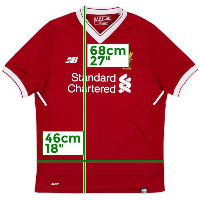 2017-18 Liverpool 125 Years Home Shirt - 10/10 - (XL.Boys)