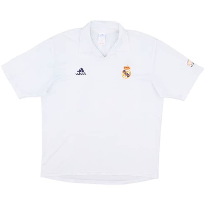 2001 Real Madrid Home Shirt Zidane #5 - 7/10 - (L)