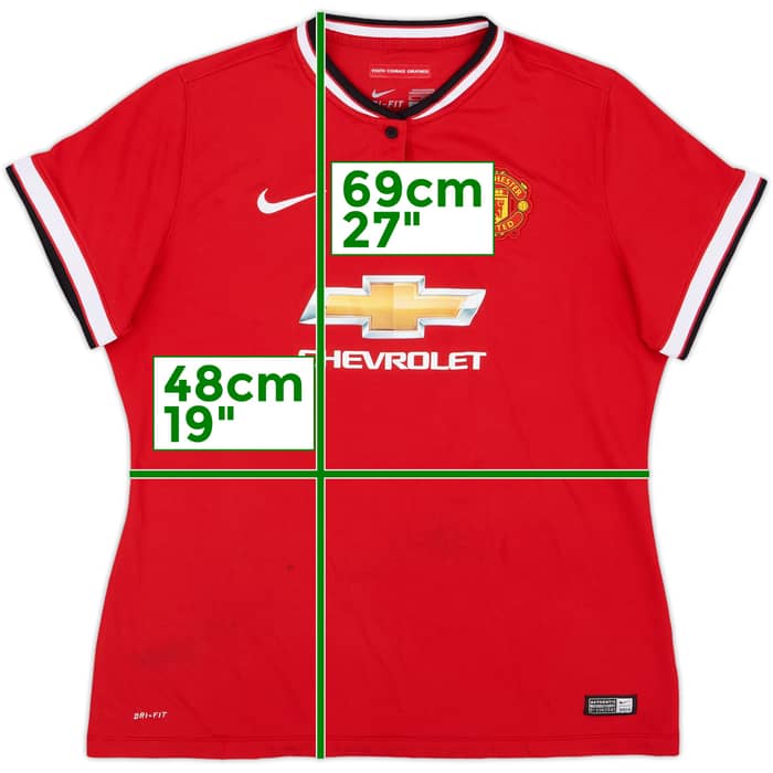 2014-15 Manchester United Home Shirt - 6/10 - (Women's XL)
