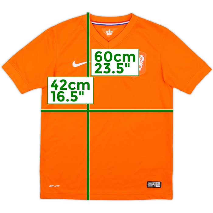 2014-15 Netherlands Home Shirt - 8/10 - (M.Boys)