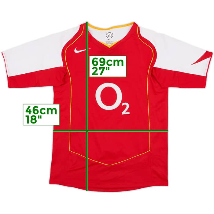 2004-05 Arsenal Home Shirt - 10/10 - (XL.Boys)