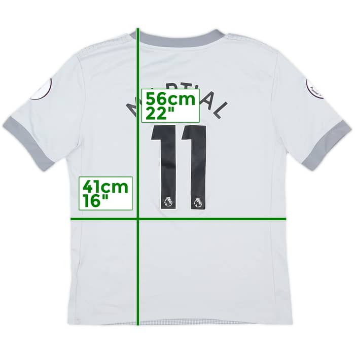2017-18 Manchester United Third Shirt Martial #9 - 8/10 - (M.Boys)