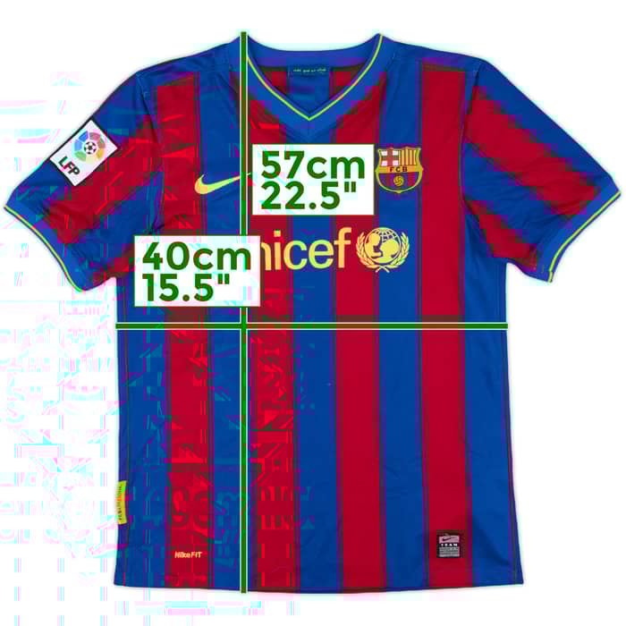 2009-10 Barcelona Home Shirt - 8/10 - (L.Boys)