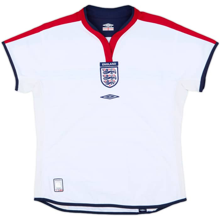 2003-05 England Home Shirt - 8/10 - (Women's M)