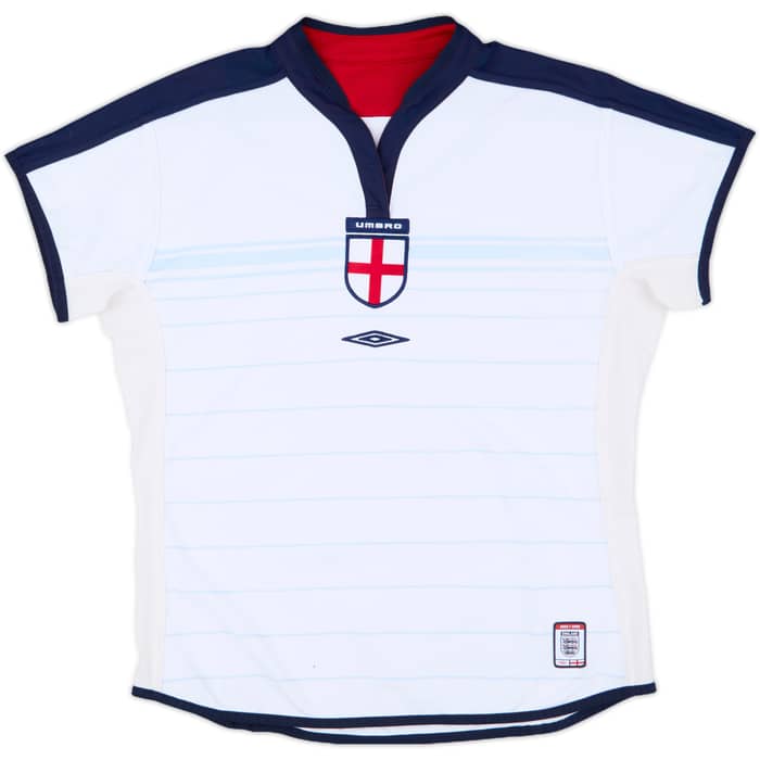 2003-05 England Home Shirt - 8/10 - (Women's M)
