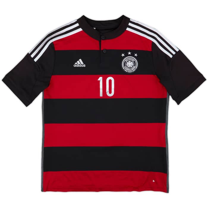 2014-15 Germany Away Shirt Podolski #10 - 7/10 - (L.Boys)