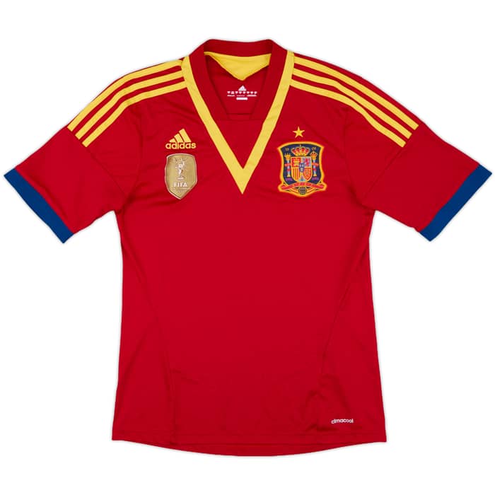 2013 Spain Confederation Cup Home Shirt - 8/10 - (S)