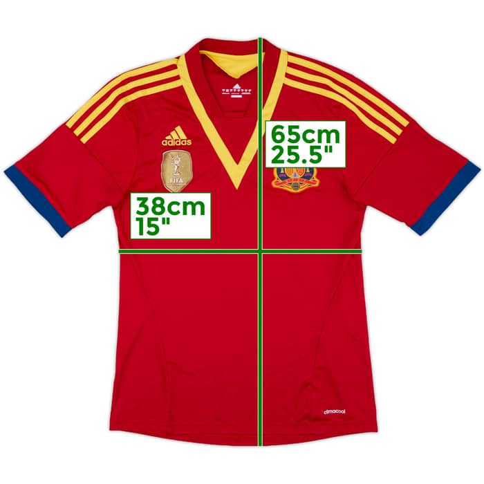 2013 Spain Confederation Cup Home Shirt - 8/10 - (S)