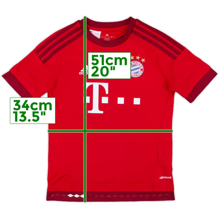 2015-16 Bayern Munich Home Shirt - 9/10 - (M.Boys)