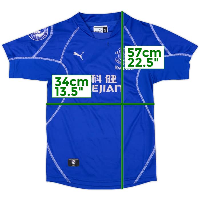 2002-03 Everton Home Shirt - 5/10 - (S.Boys)