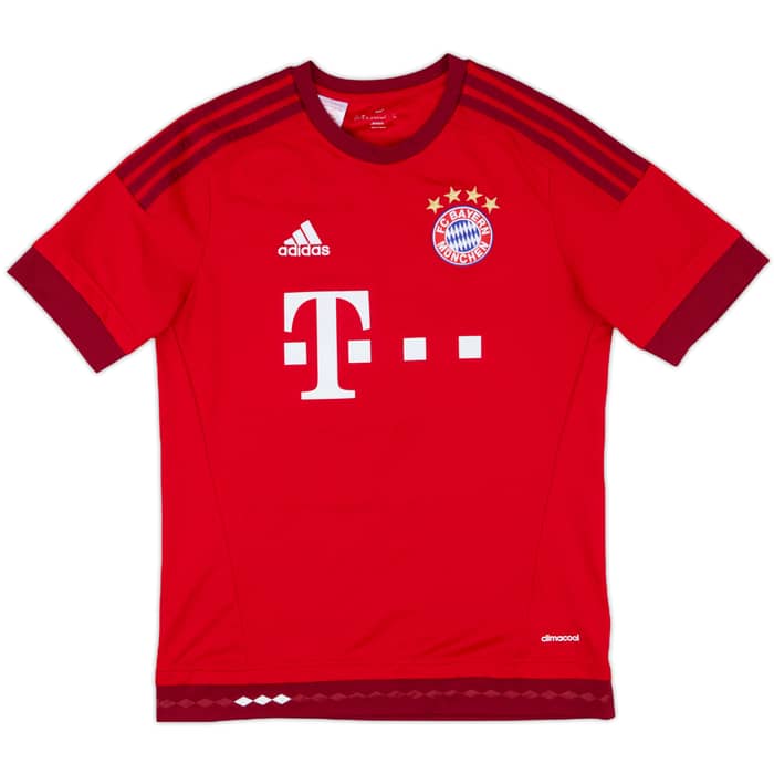 2015-16 Bayern Munich Home Shirt Alaba #27 - 7/10 - (XL.Boys)