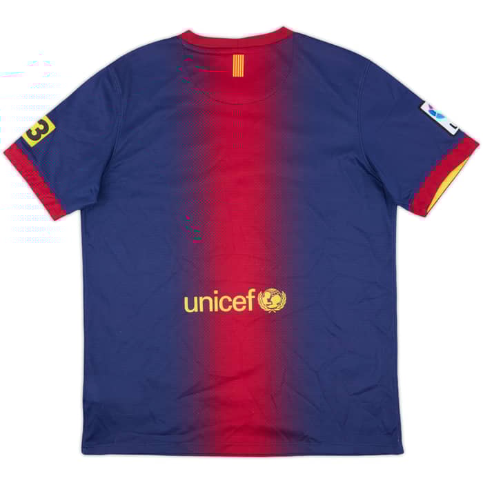 2012-13 Barcelona Home Shirt - 8/10 - (XL.Boys)