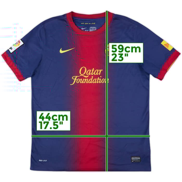 2012-13 Barcelona Home Shirt - 8/10 - (XL.Boys)