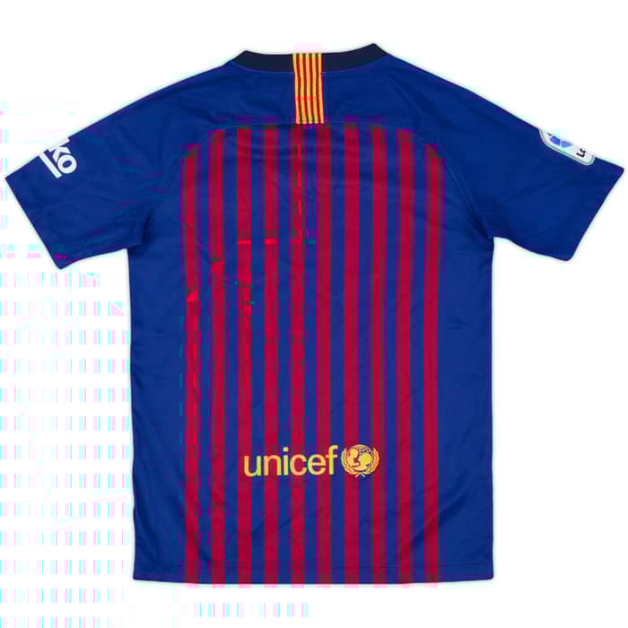 2018-19 Barcelona Home Shirt - 9/10 - (L.Boys)