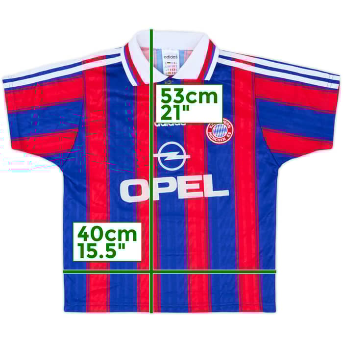 1995-97 Bayern Munich Home Shirt - 8/10 - (M.Boys)