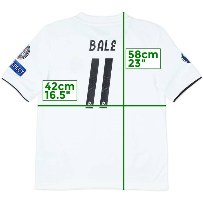 2018-19 Real Madrid Home Shirt Bale #11 - 10/10 - (M.Boys)