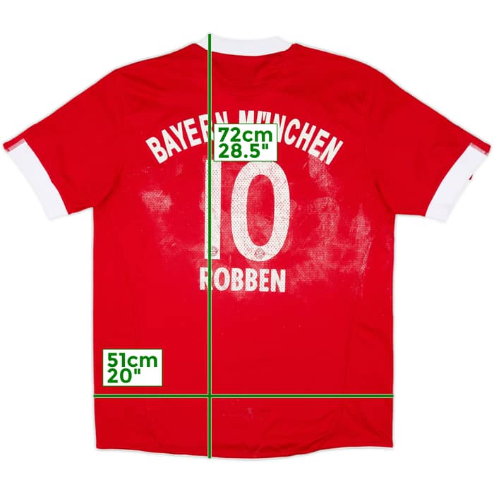 2009-10 Bayern Munich Home Shirt Robben #10 - 4/10 - (XL.Boys)