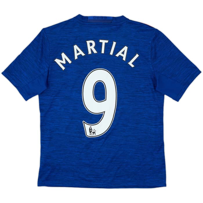 2016-17 Manchester United Away Shirt Martial #9 - 9/10 - (M.Boys)