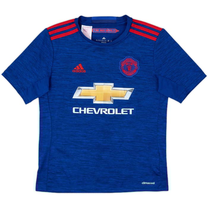2016-17 Manchester United Away Shirt Martial #9 - 9/10 - (M.Boys)