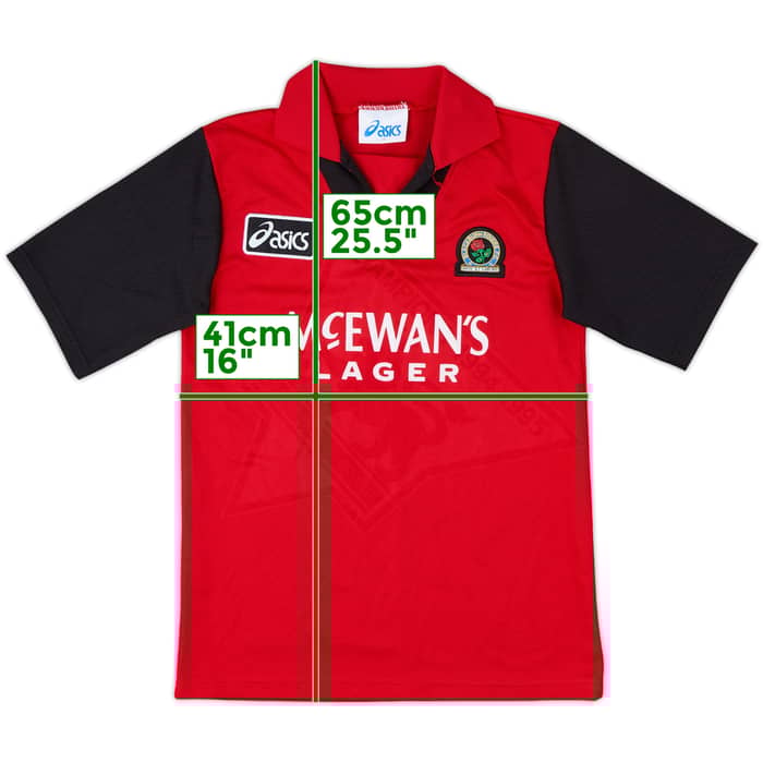 1995-96 Blackburn Rovers Away Shirt - 9/10 - (L.Boys)